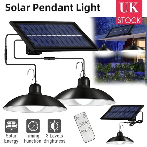 Led solar powered - powered, pendant