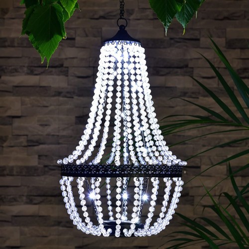 Solar powered chandelier light - solar,