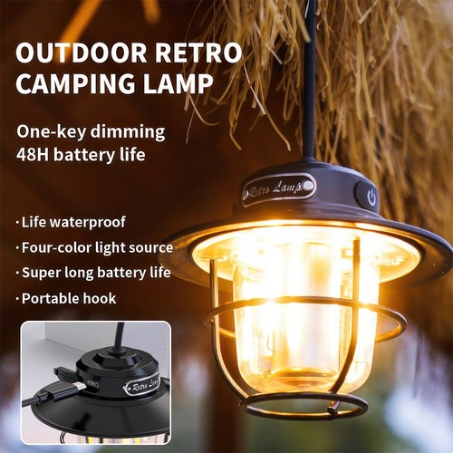 Rechargeable led retro - retro, camping
