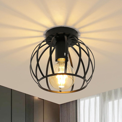 Vintage ceiling light - light, semi