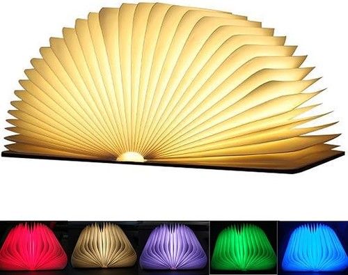 Led folding book light - folding, –