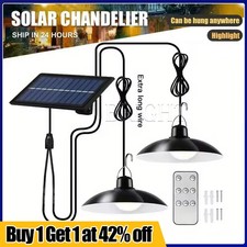 2 Head LED Solar Powered